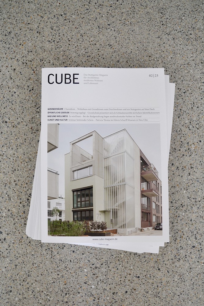 Publikation CUBE Magazin 02/23, Baugruppe Chamäleon